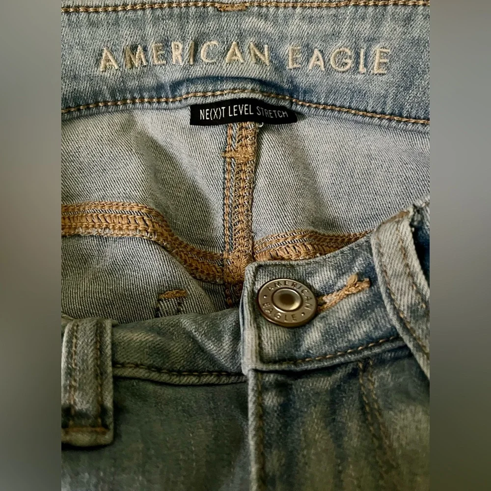 American Eagle Ne(x)t Level Stretch Distressed Skinny Jeans 6 - Picture 5 of 8